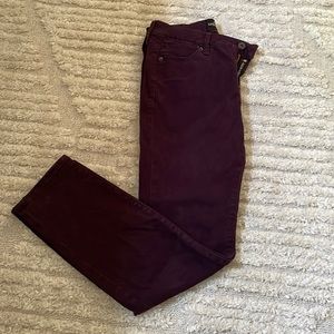 Lucky Brand plum colored pants- size: 4/27